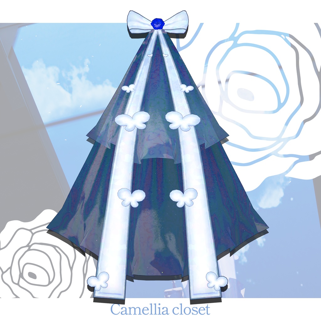 【ますきゃっとぷらす対応】Blue Rose