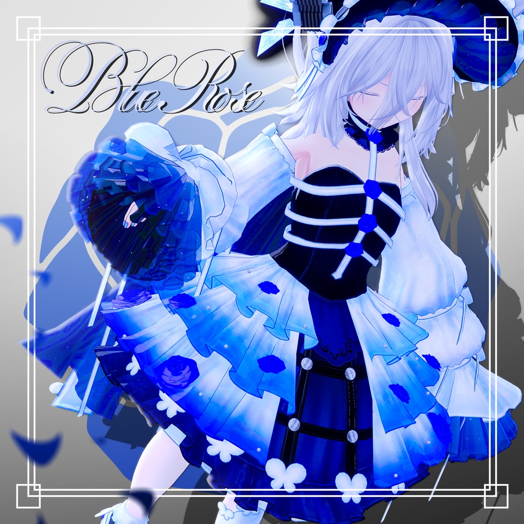 【ますきゃっとぷらす対応】Blue Rose