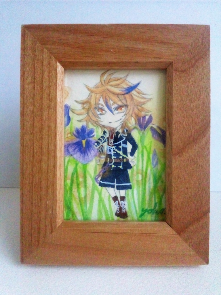 とうらぶミニ額イラスト「後藤藤四郎」