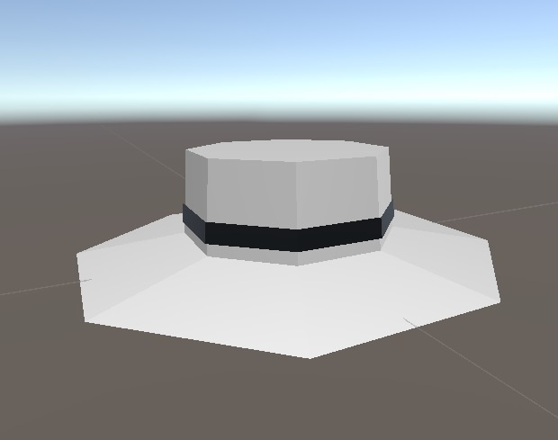 【無料】ローポリハットモデル