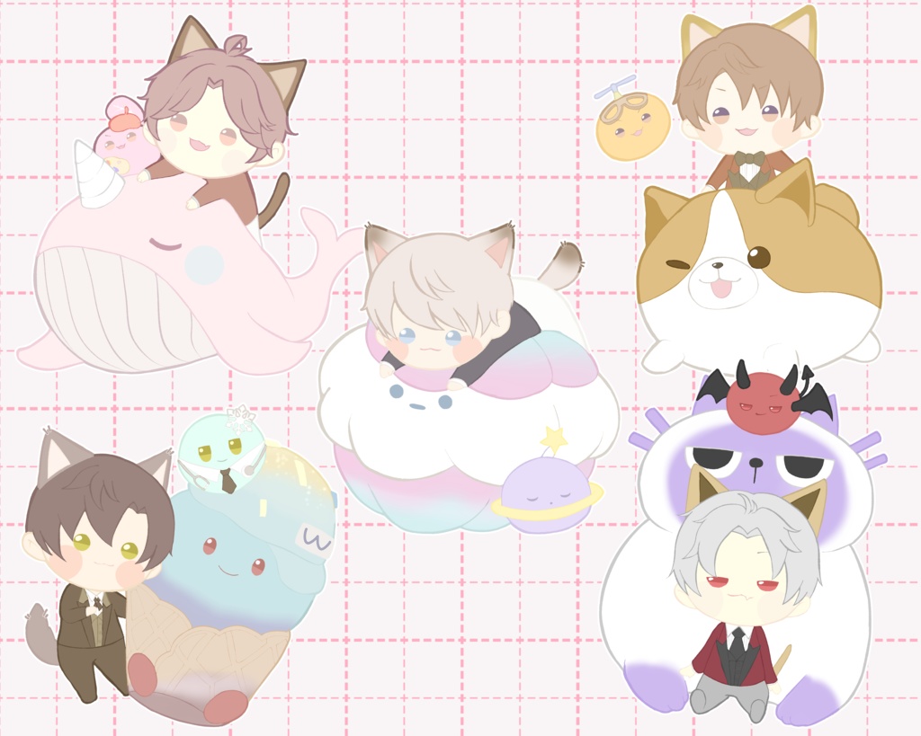 にゃんミニアクリルスタンド