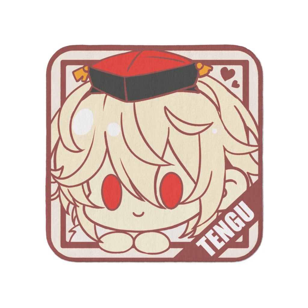ちょこんと天狗ミニタオル