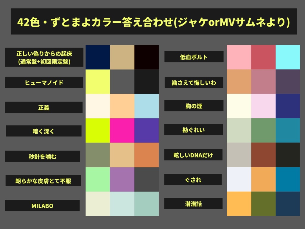 【無料】ずっと使えそうなココフォリア用スクリーンパネル素材【全57種各42色】