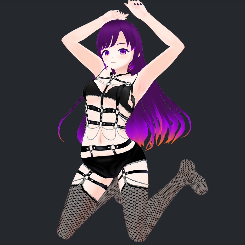 【VRoid】コケティッシュなハーネス -Coquettish Harness-