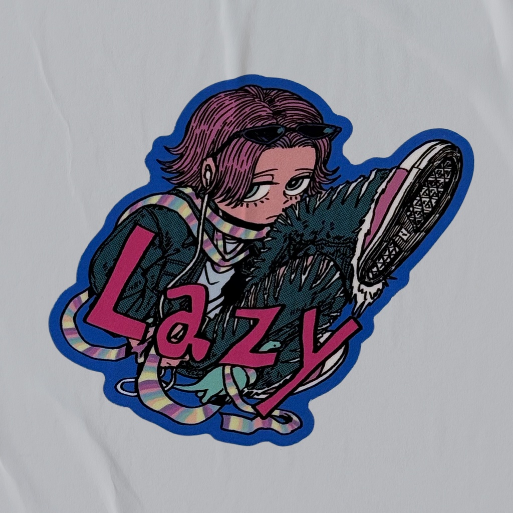 Lazy Sticker