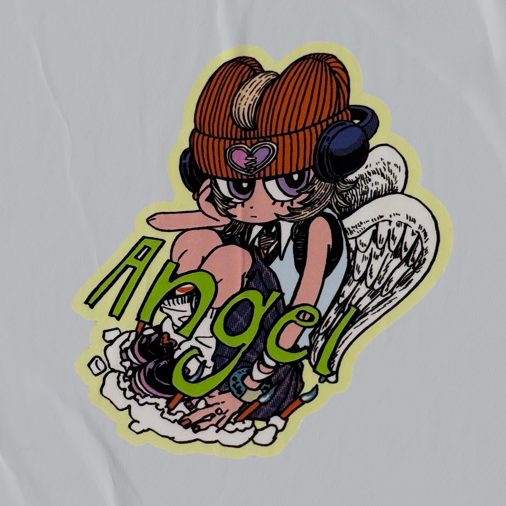 Angel sticker