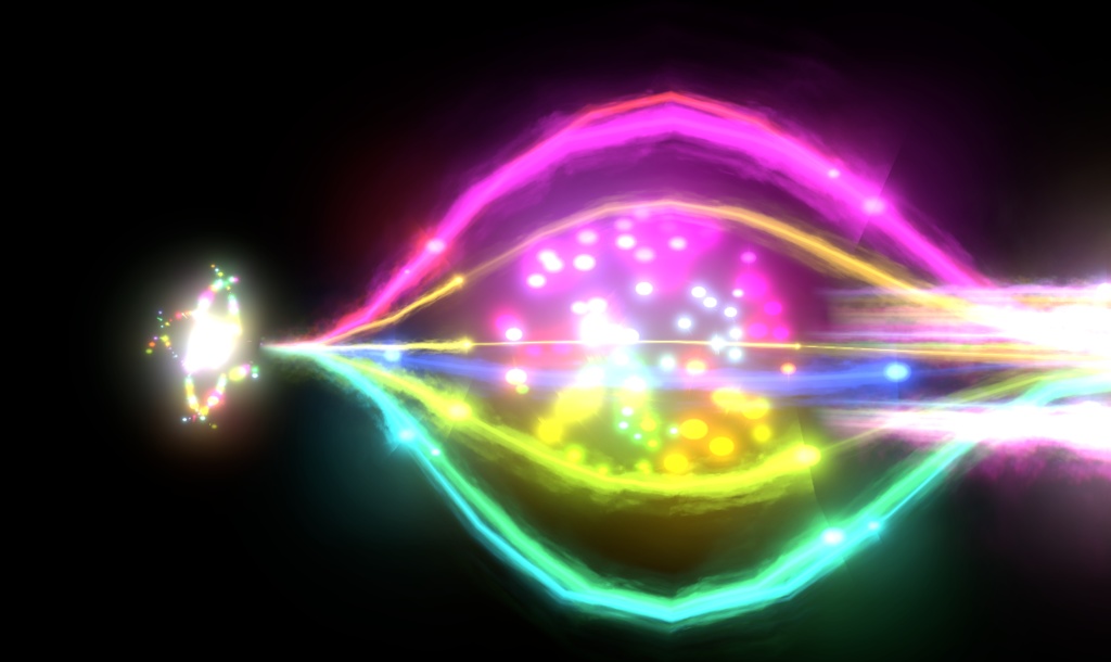 【Unity パーティクル】レインボーレーザー