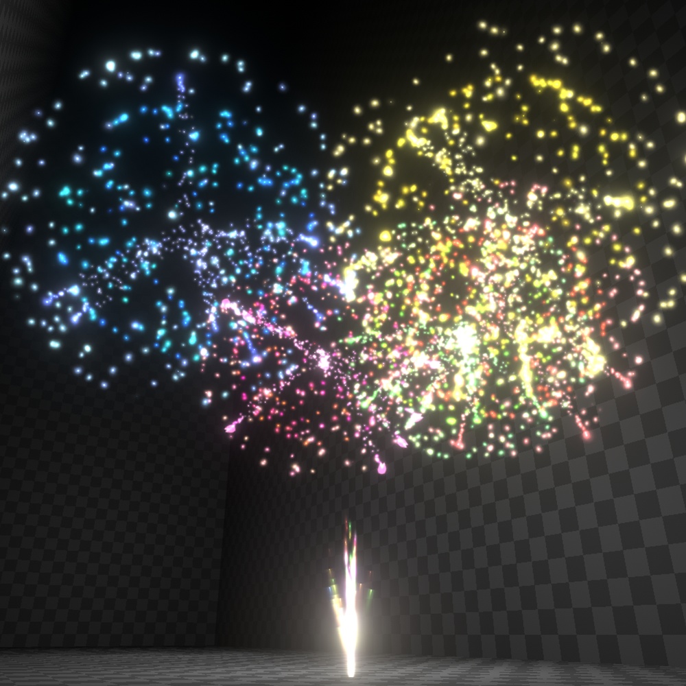 【Unity パーティクル】Celebration Fireworks