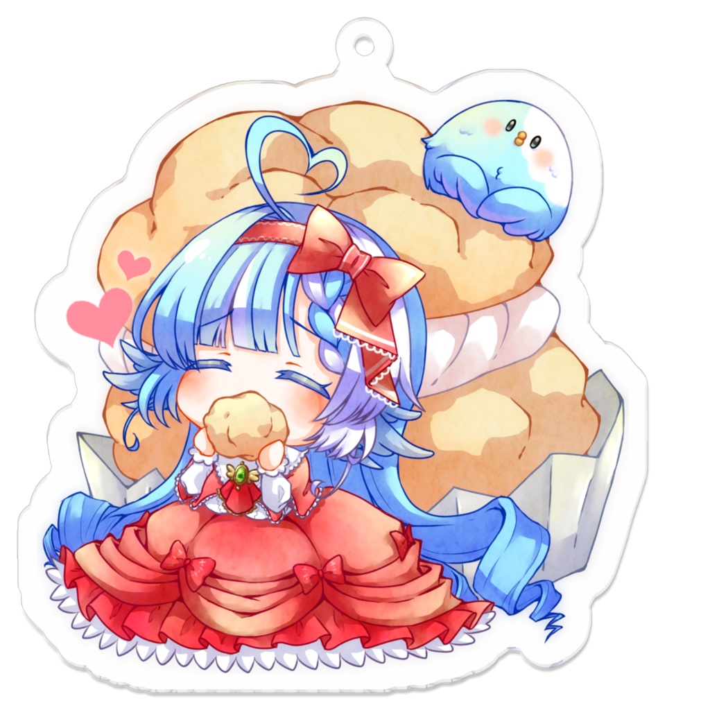 シュークリーム【アクリルキーホルダー】
