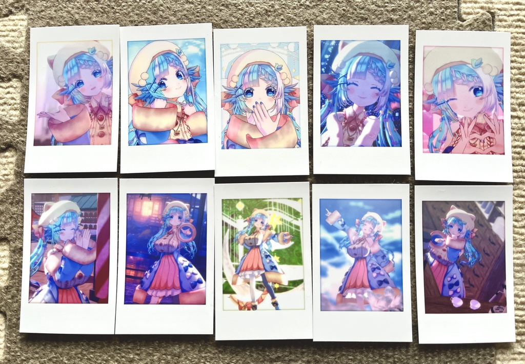 【直筆メッセージ入り】チェキ風カード【端数販売】