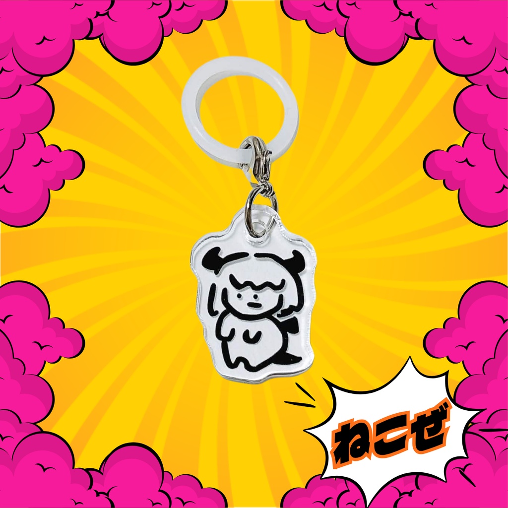 ゆるﾛｴﾏﾁｬﾝアンブレラマーカー【ねこぜ】