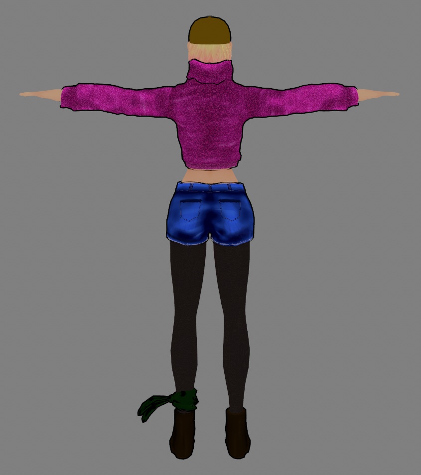 Vtuber用完成品モデル・音跳舞(オトハネマイ)