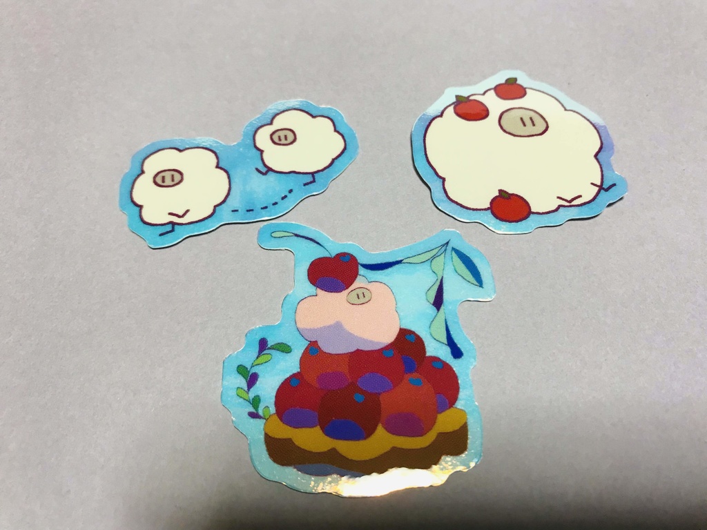 もこもこシール