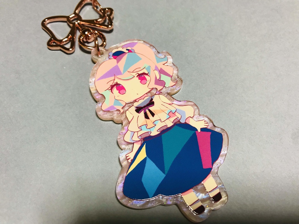 秋海棠夜霧アクリルキーホルダー