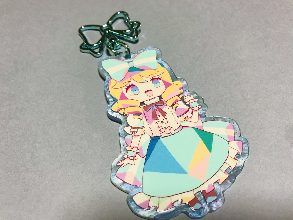 ミモザアクリルキーホルダー