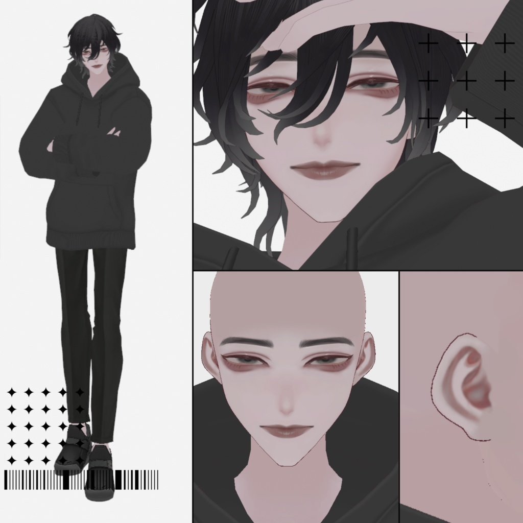 【VRoid/VRM】素体モデル「世果」