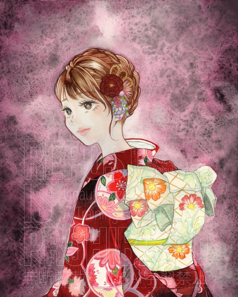 原画『思い出の写真館』