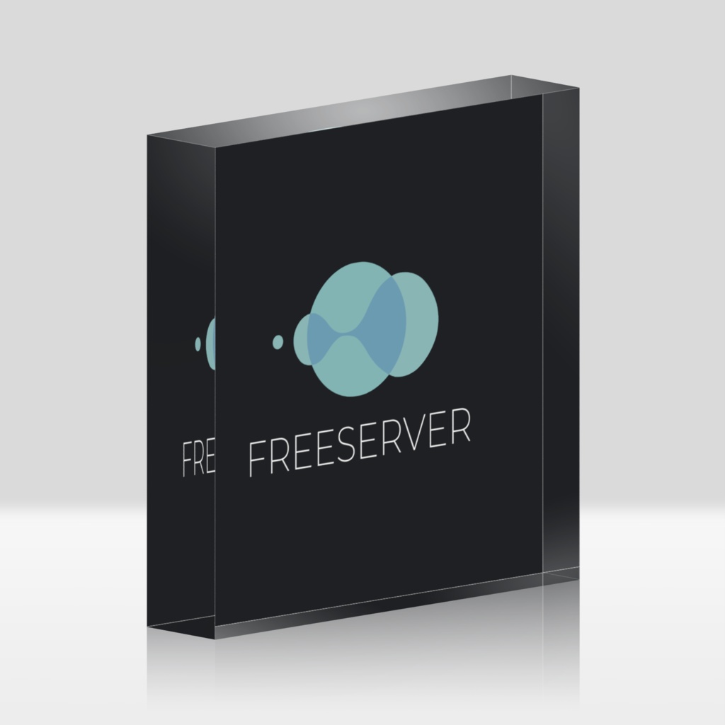 FREESERVER アクリルブロック