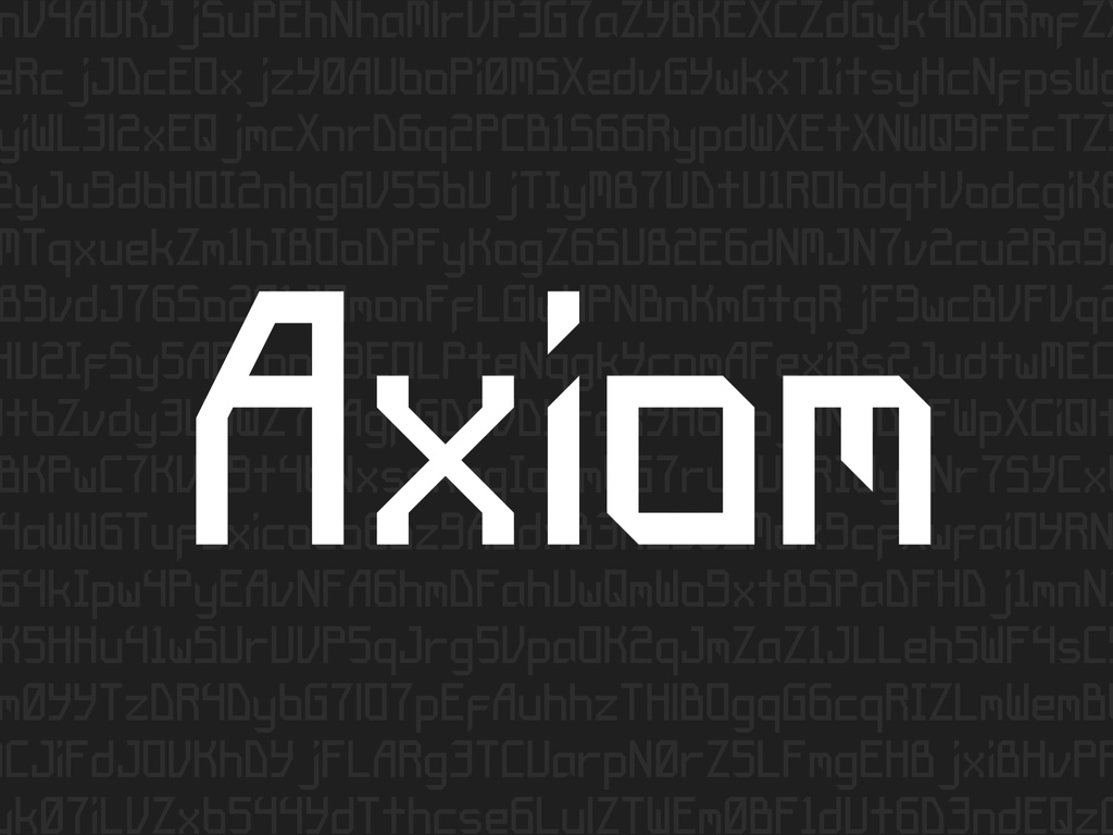 【FontHub】FH-Axiom