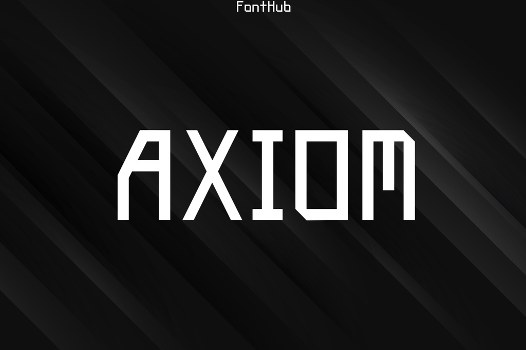 【FontHub】FH-AXIOM