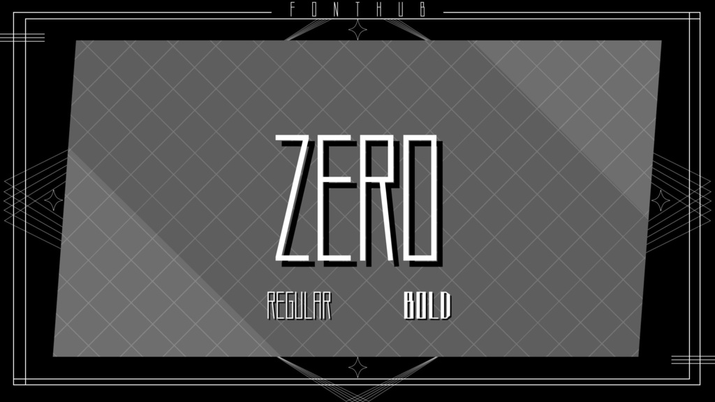 【FontHub】FH-Zero