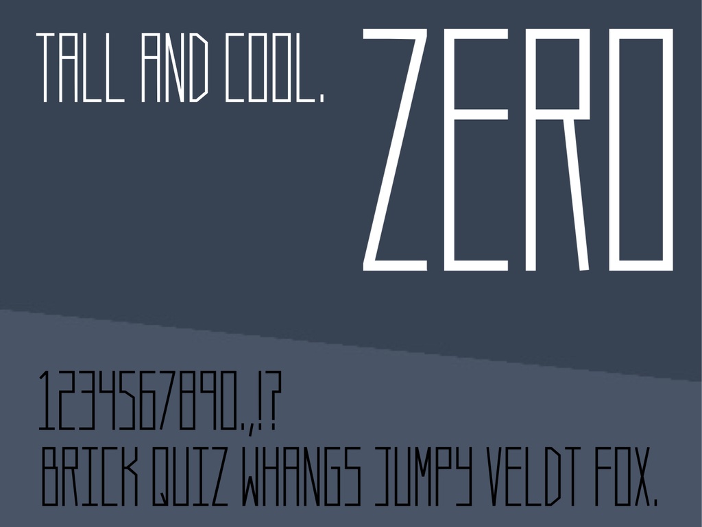【FontHub】FH-Zero