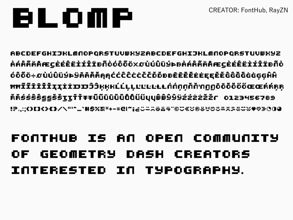 【FontHub】FH-Blomp