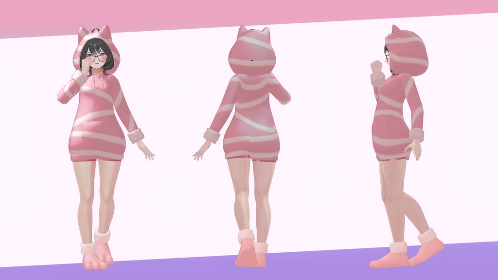 パーカーパジャマ【Velleちゃん対応】【Modular Avatar対応】