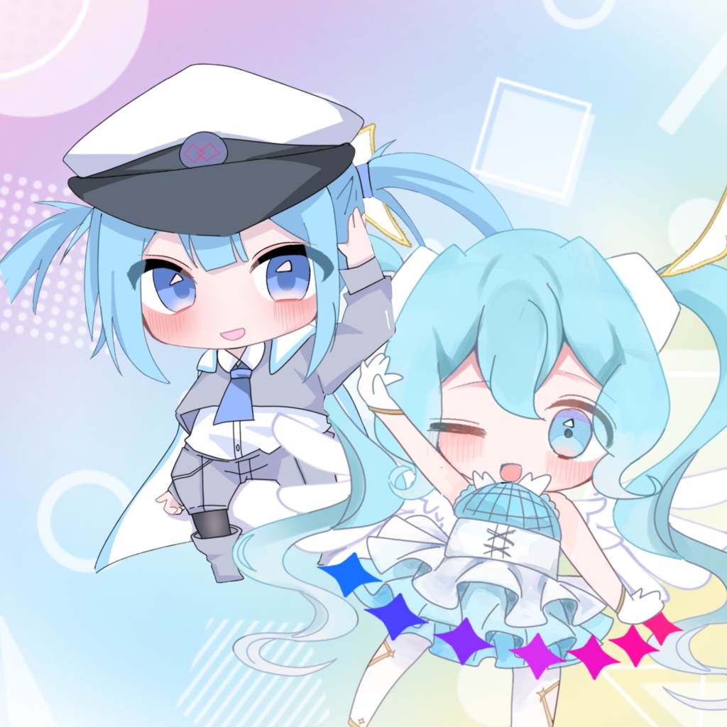 MikuIT缶バッジ  商船系&国際系