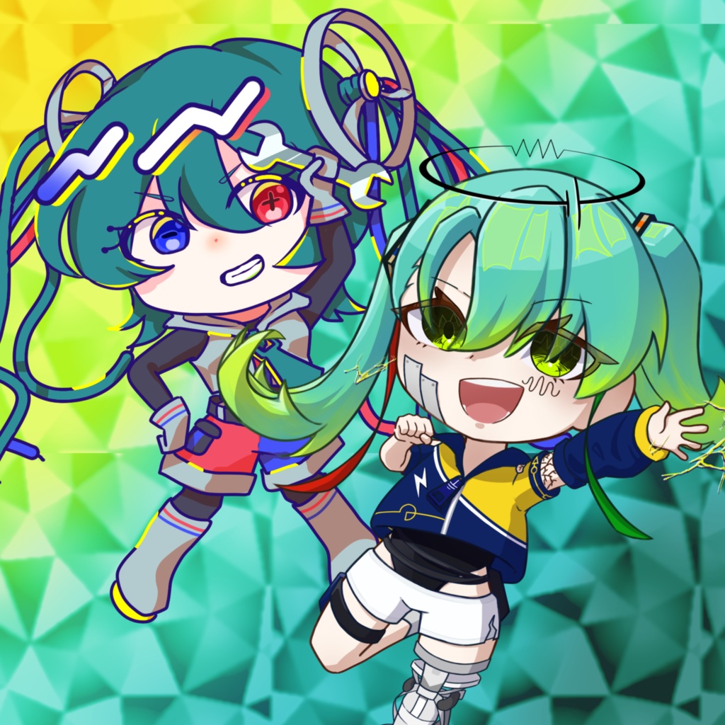 MikuIT缶バッジ 複合系＆電気電子系