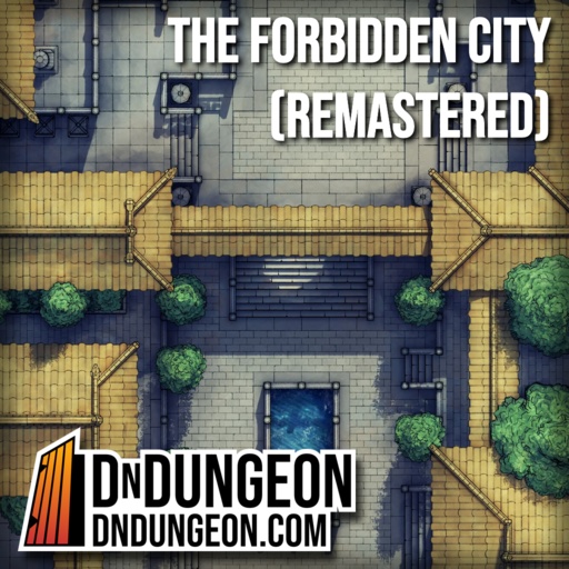 禁断の都市 - TRPG/D&D バトルマップ素材