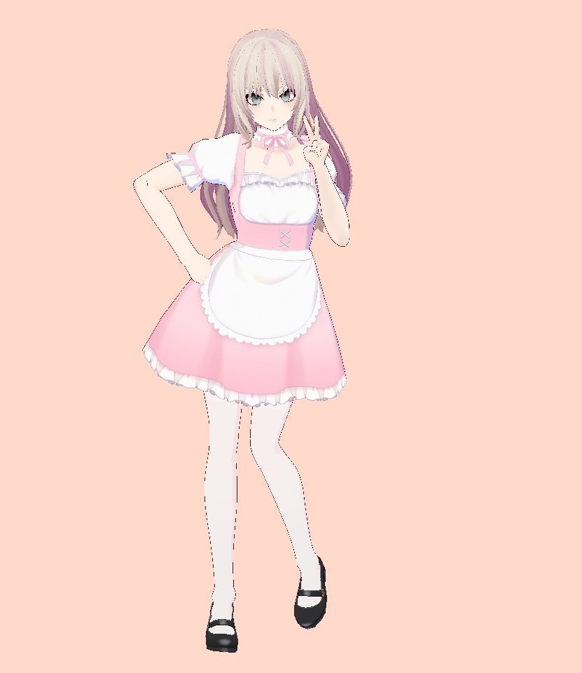 【VRoid / VRM model】もか moka 【オリジナル3Dモデル】