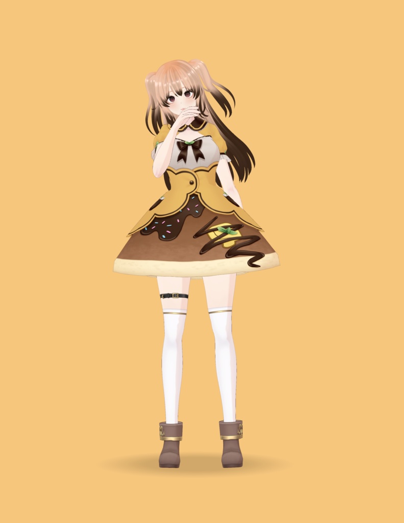 【VRoid / VRM model】こむぎ komugi 【オリジナル3Dモデル】