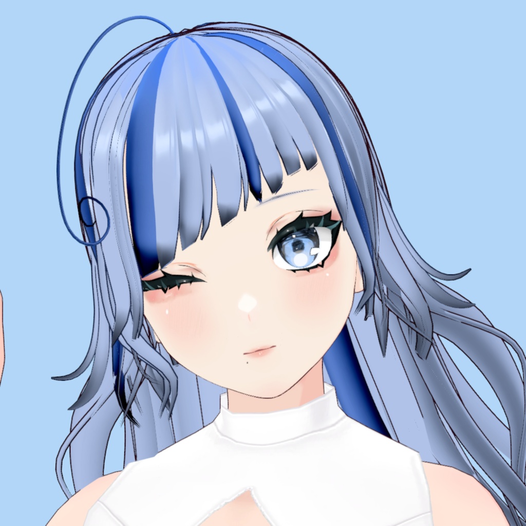 【VRoid / VRM model】ルナ runa 【オリジナル3Dモデル】