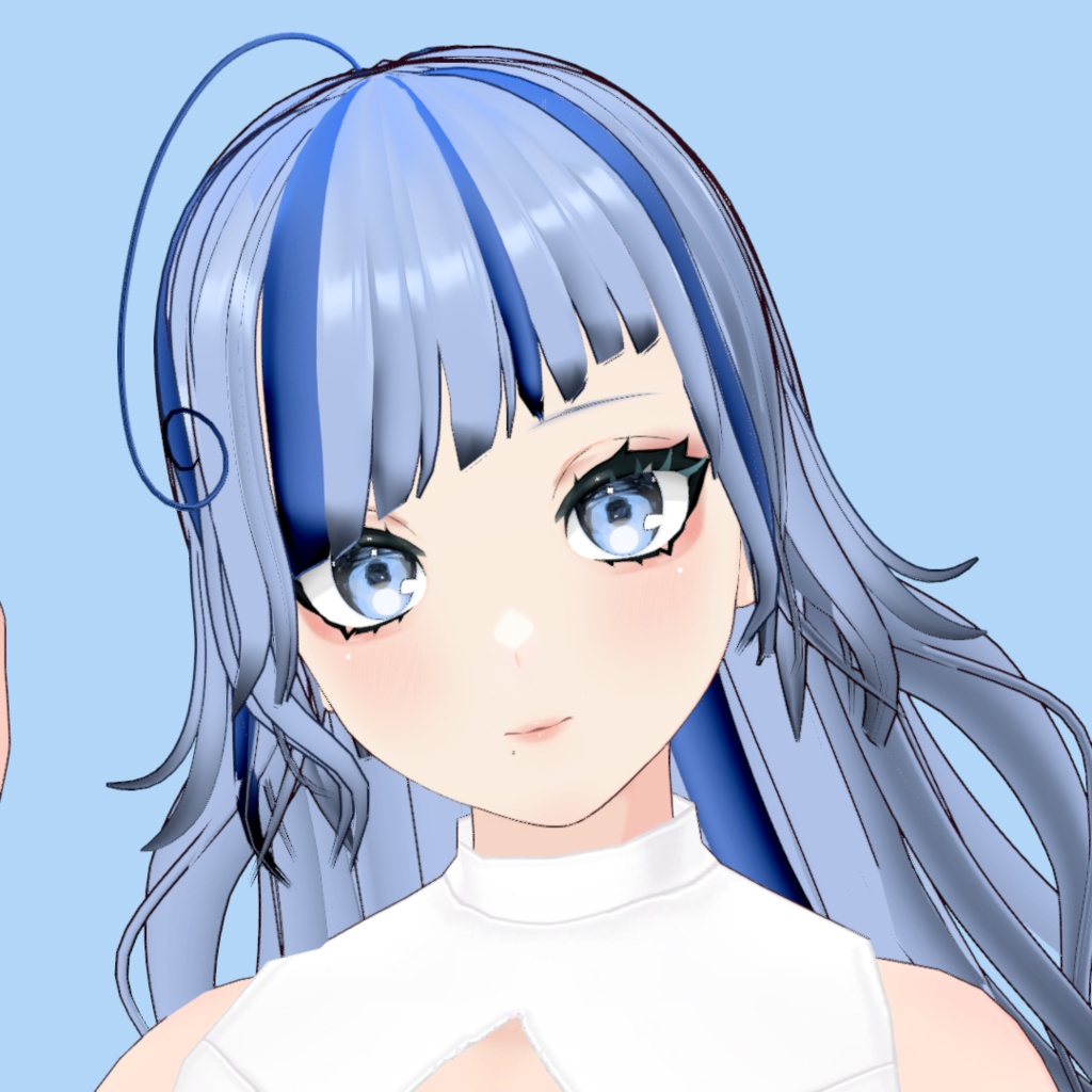 【VRoid / VRM model】ルナ runa 【オリジナル3Dモデル】