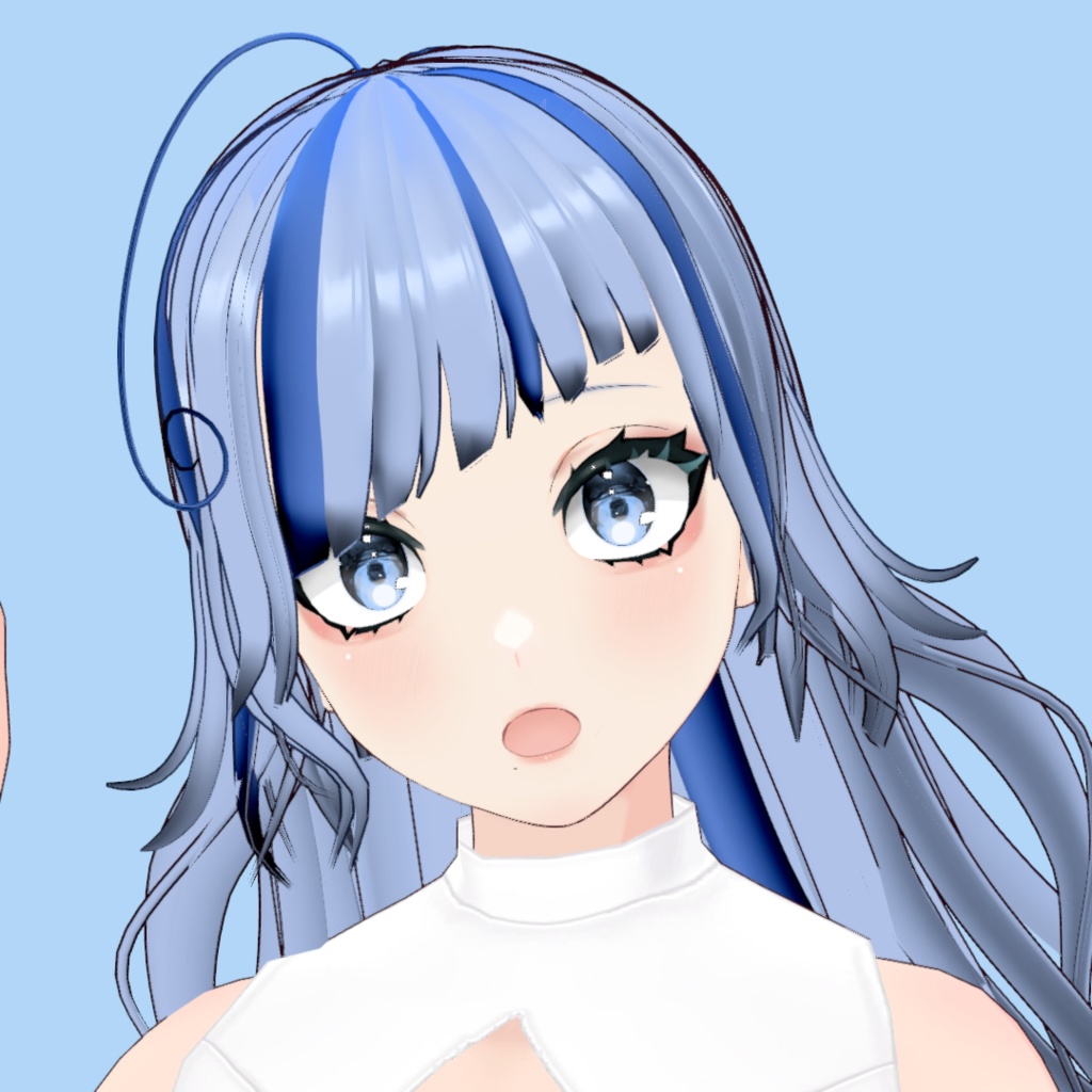 【VRoid / VRM model】ルナ runa 【オリジナル3Dモデル】