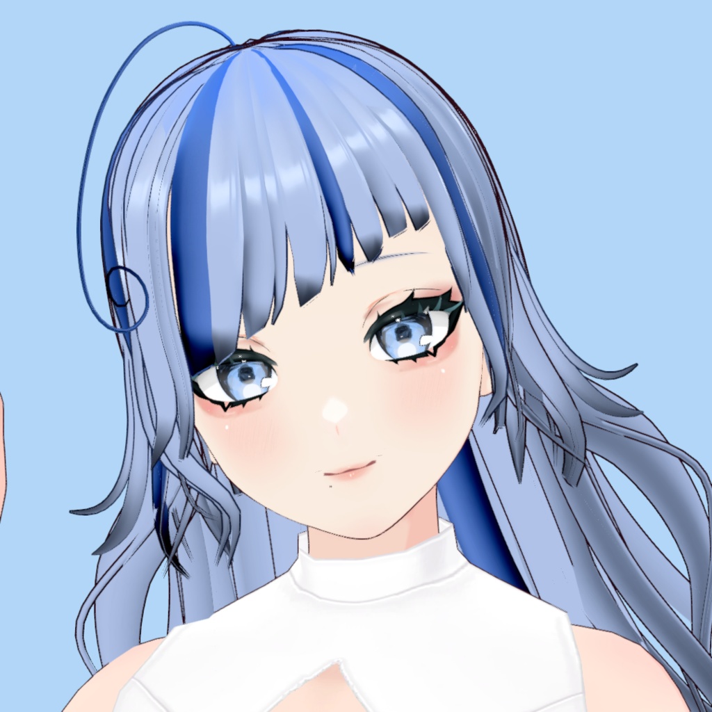 【VRoid / VRM model】ルナ runa 【オリジナル3Dモデル】