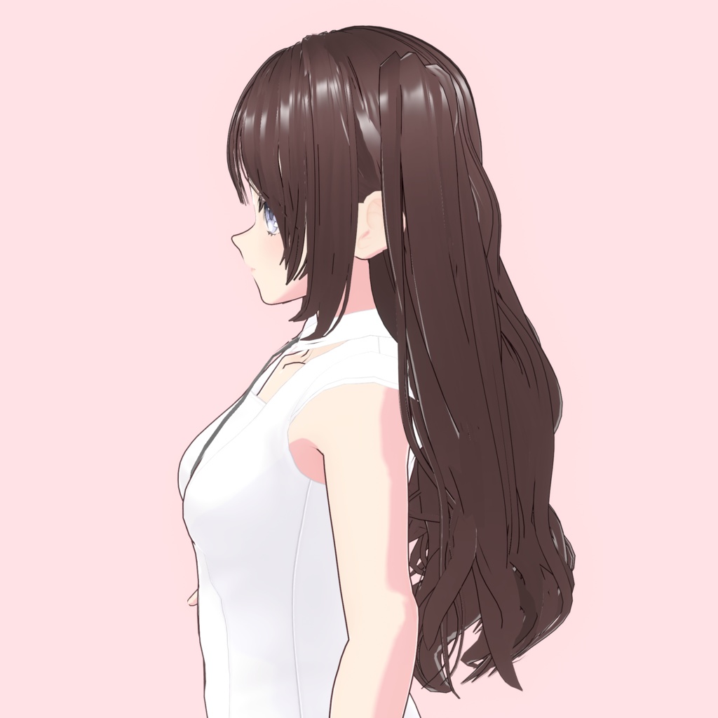 【vroid】girls long hair