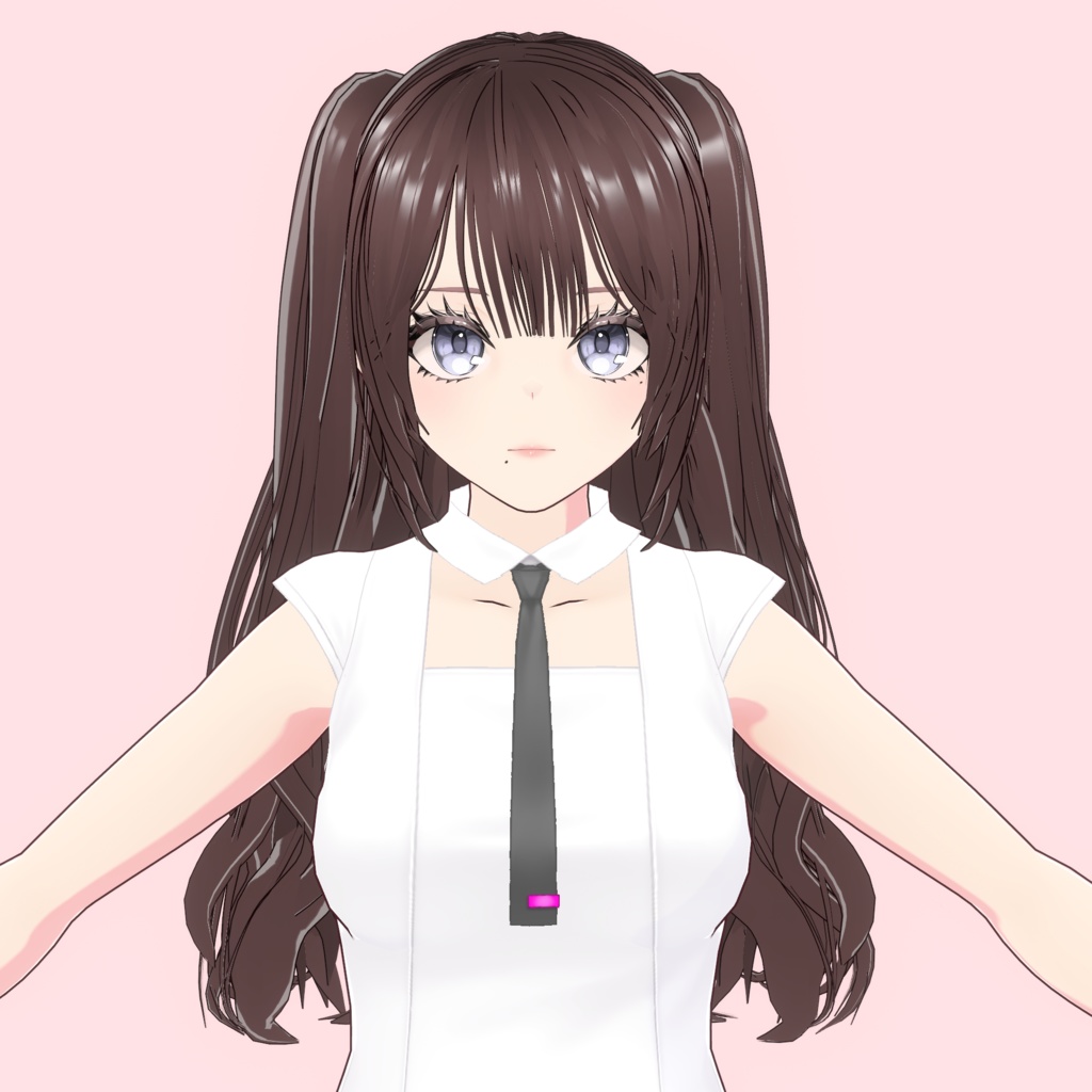 【vroid】girls long hair