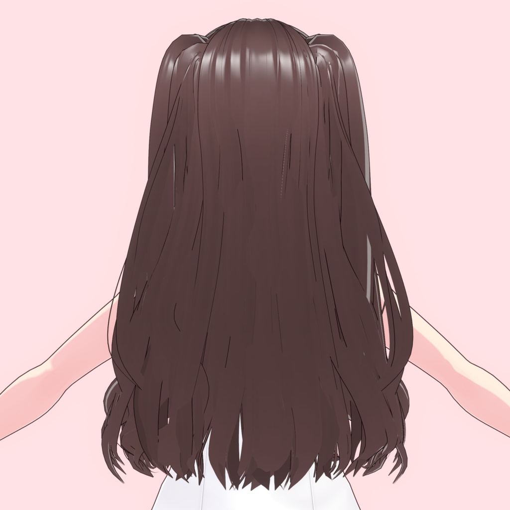 【vroid】girls long hair