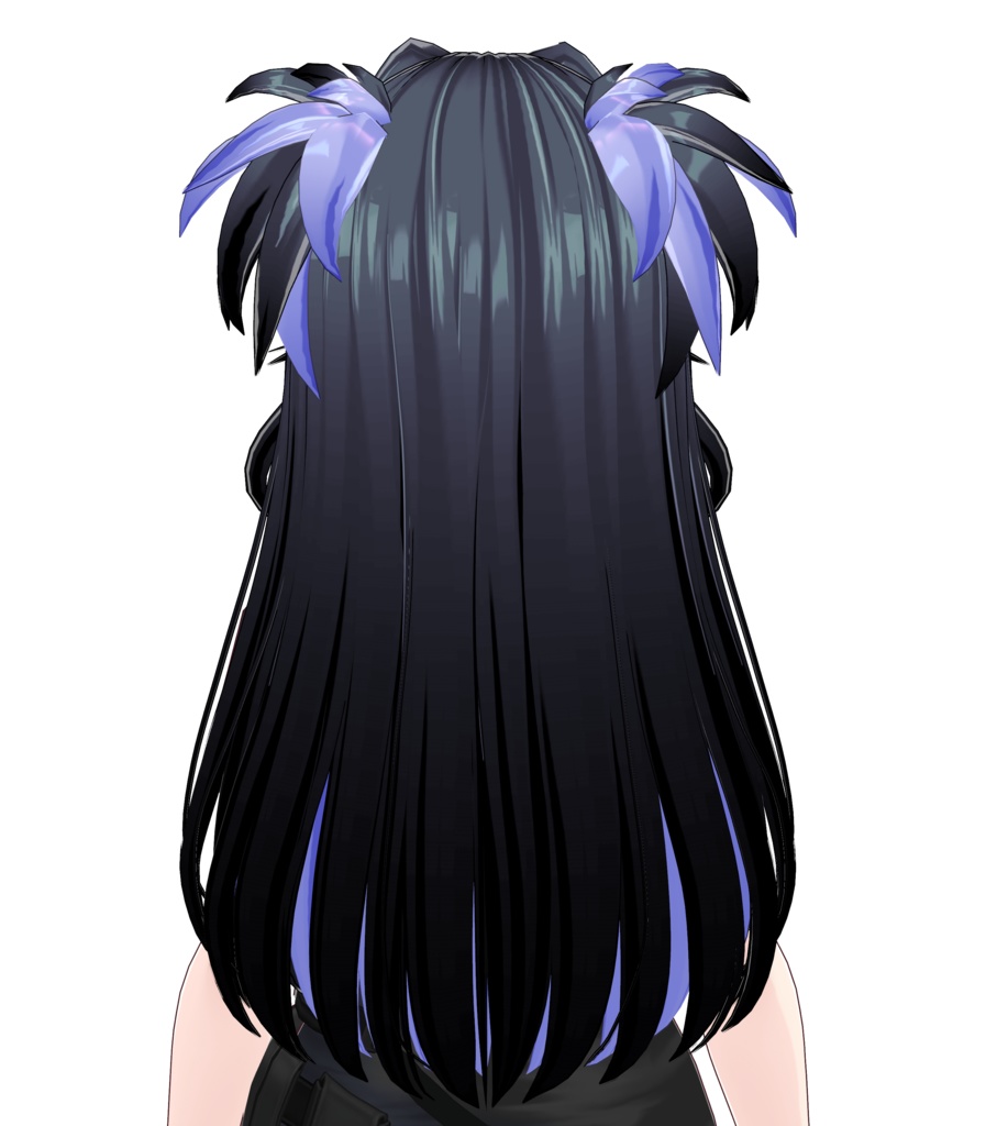 【vroid】girls hair/model【オリジナル3Dモデル】