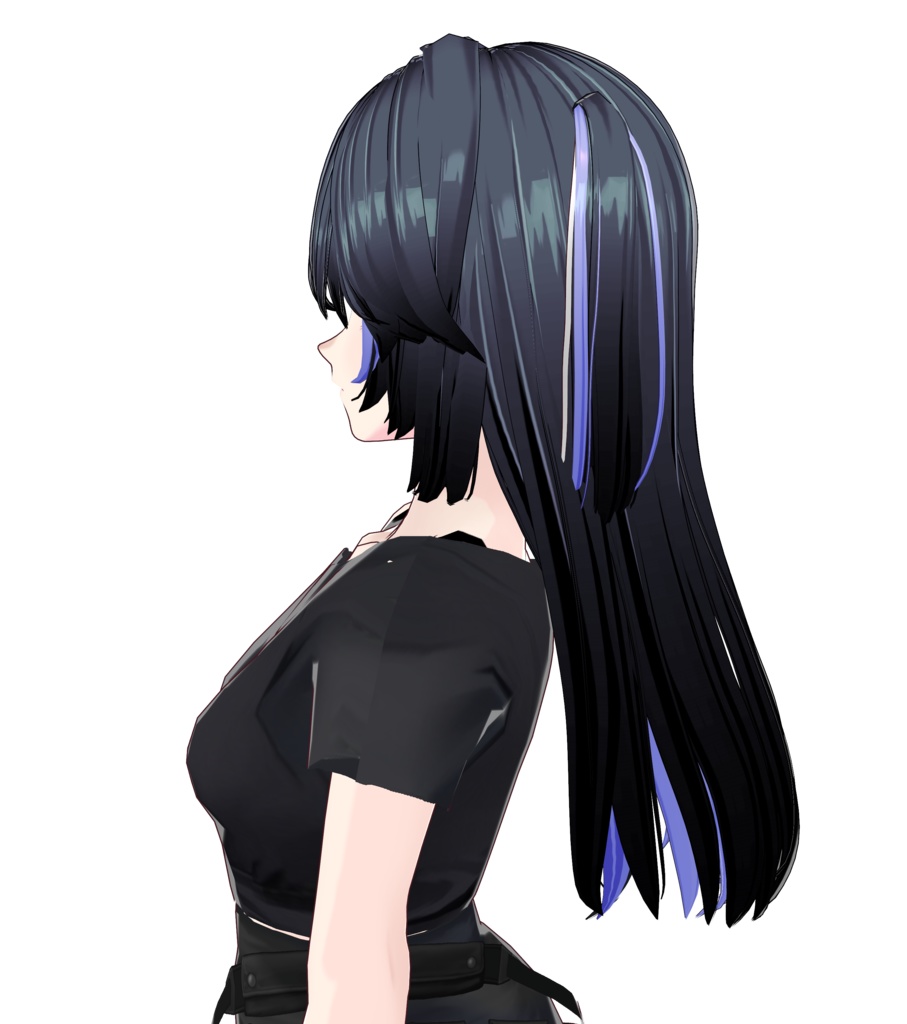 【vroid】girls hair/model【オリジナル3Dモデル】