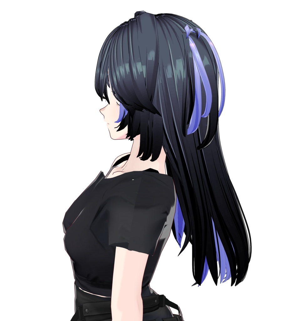 【vroid】girls hair/model【オリジナル3Dモデル】