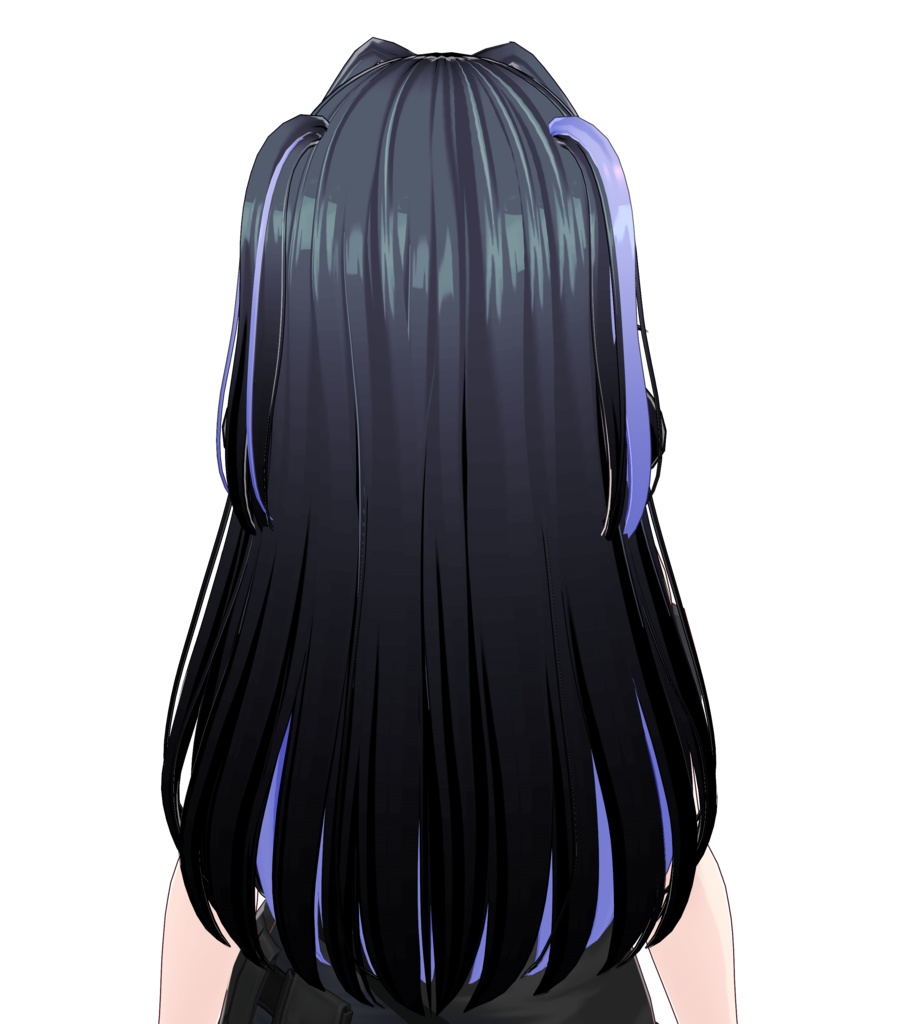 【vroid】girls hair/model【オリジナル3Dモデル】