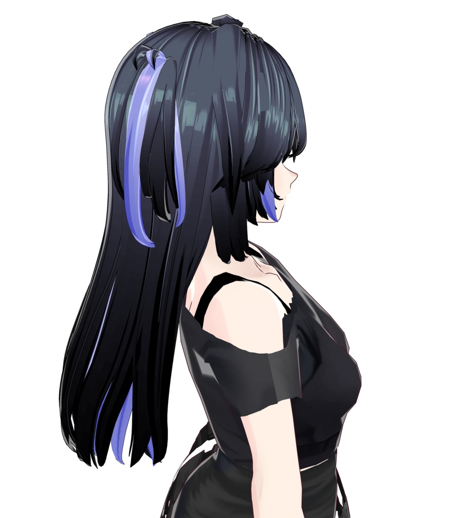 【vroid】girls hair/model【オリジナル3Dモデル】