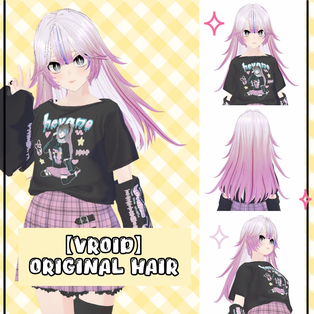 【vroid】original hair 5