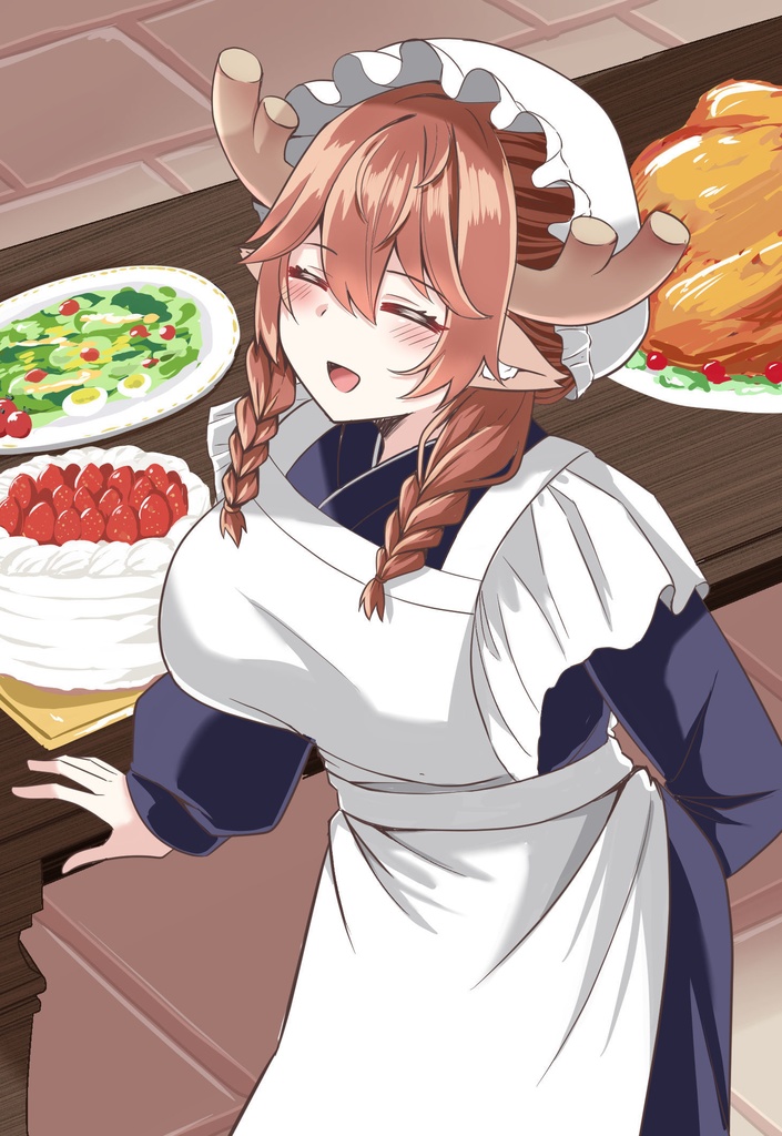 トリッカル メイド服ポストカード 単品