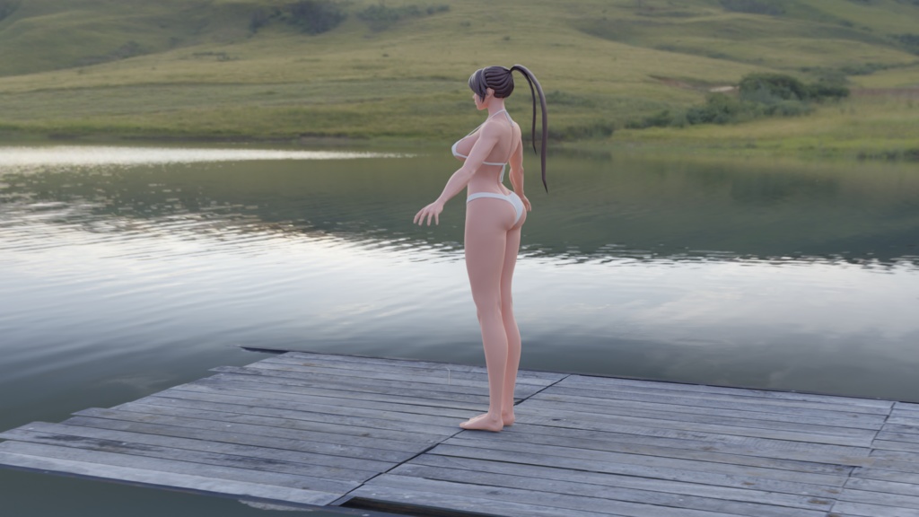 リアルな体(女性)Realistic body (female).VER2