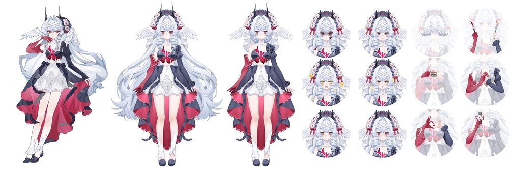 【Live2D Model 完成品フィギュア】❤Hierokiteia❤圣鸢魔女❤