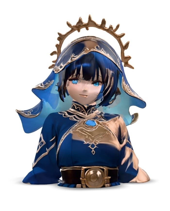 Blue (Half body Model)